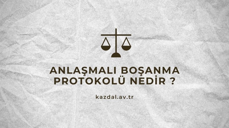 Boşanma Protokolü Örneği